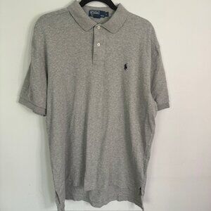 Polo Ralph Lauren Men's Gray Polo Size Large